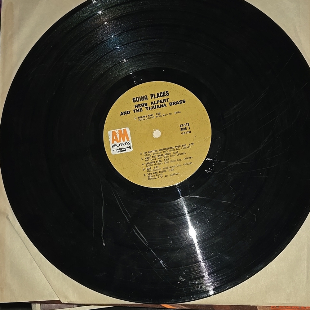 Vintage 1965 Vinyl Record Album: Herb Alpert & the Tijuana Brass-Going Places - Picture 6 of 8